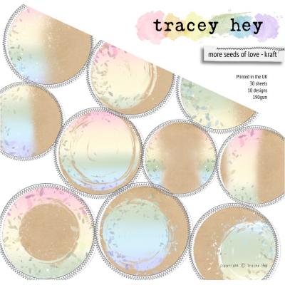 Tracey Hey Paper Pad -  More Seeds of Love - Kraft